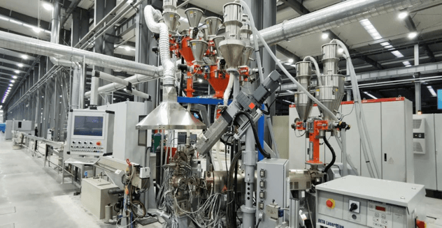 Extrusion line overview